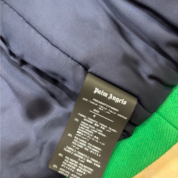 Palm Angels Toddler Puffer Teddybear Jacket Size 4 - Picture 5 of 8